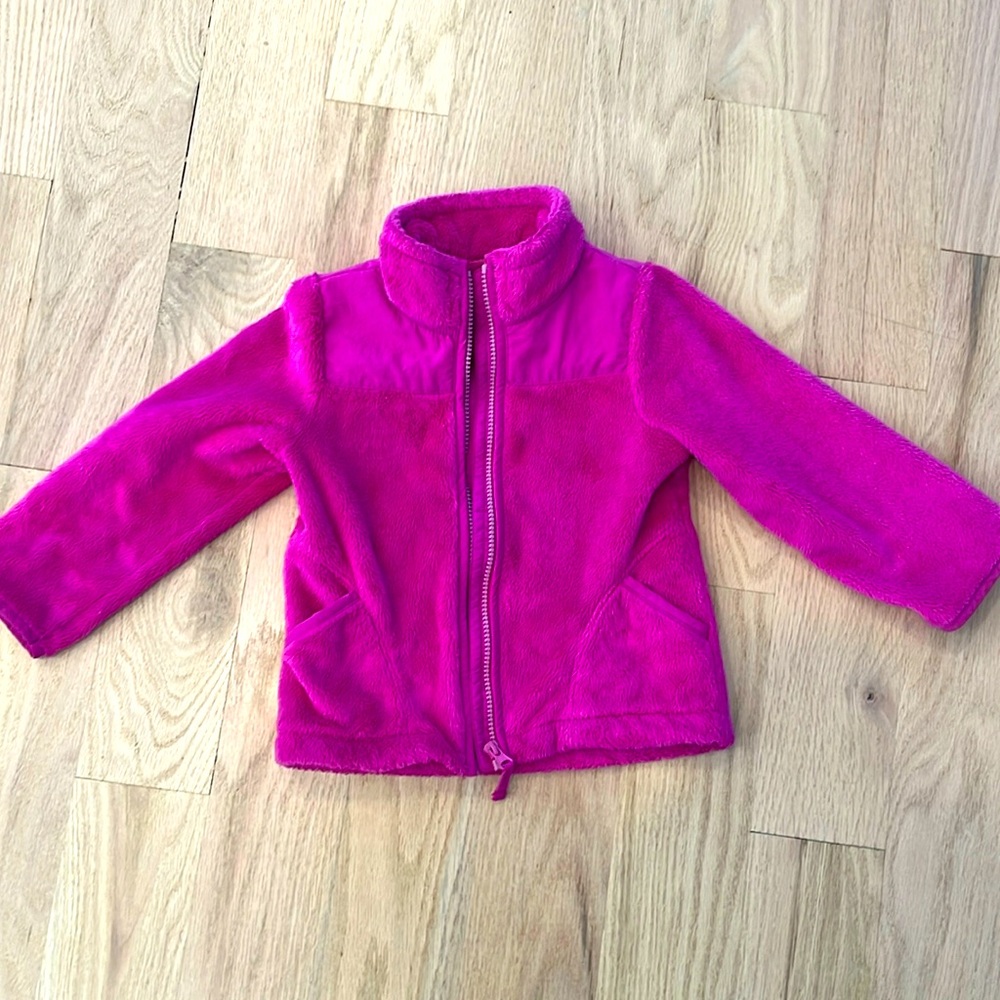 Carters Zip Up Fleece Jacket.  Girl’s 3t
